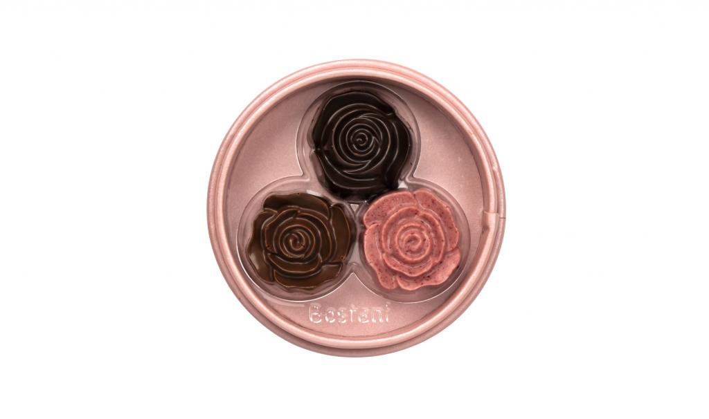 Rose Chocolate Pink Box 3 pcs