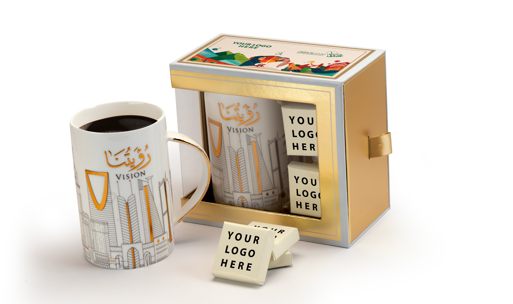 Our Vision Big Mug In A Gold Box