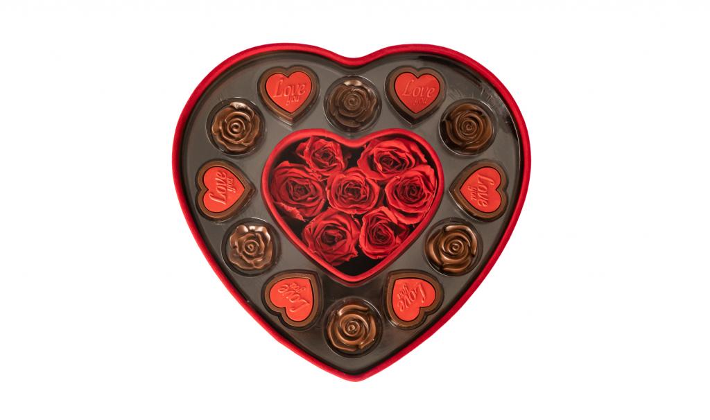 Heart Rose Box