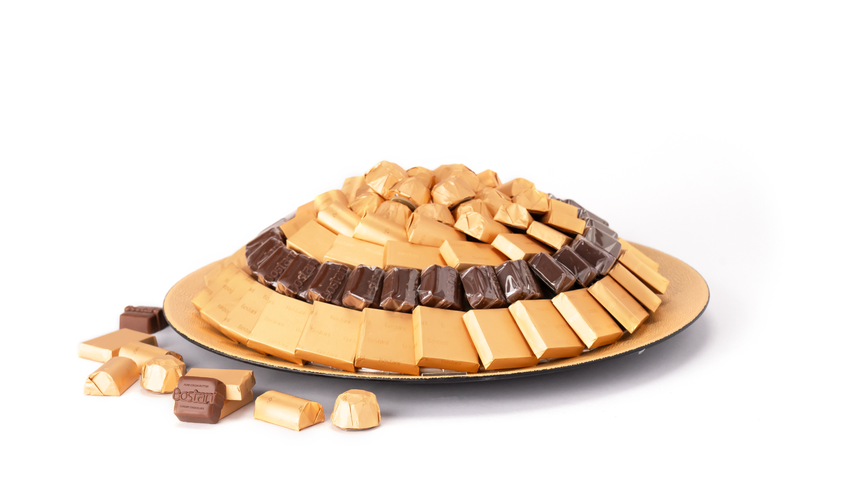 Mix Chocolate Tray Big Gold