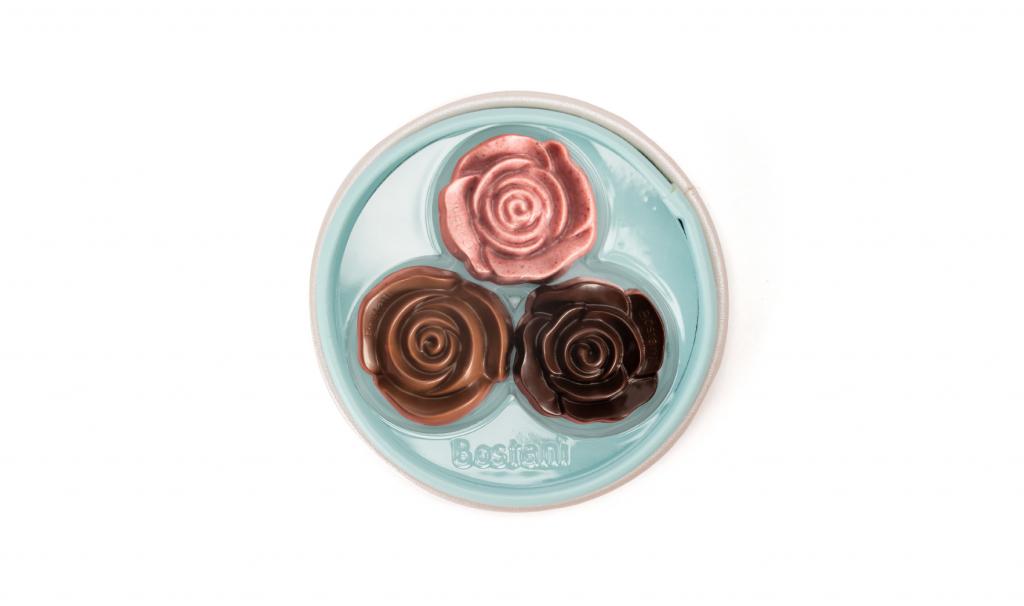 Rose Chocolate Box 3 pcs Blue