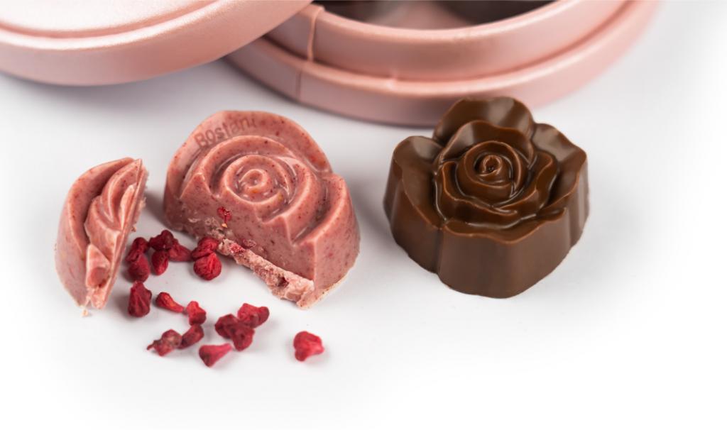 Rose Chocolate Pink Box 3 pcs